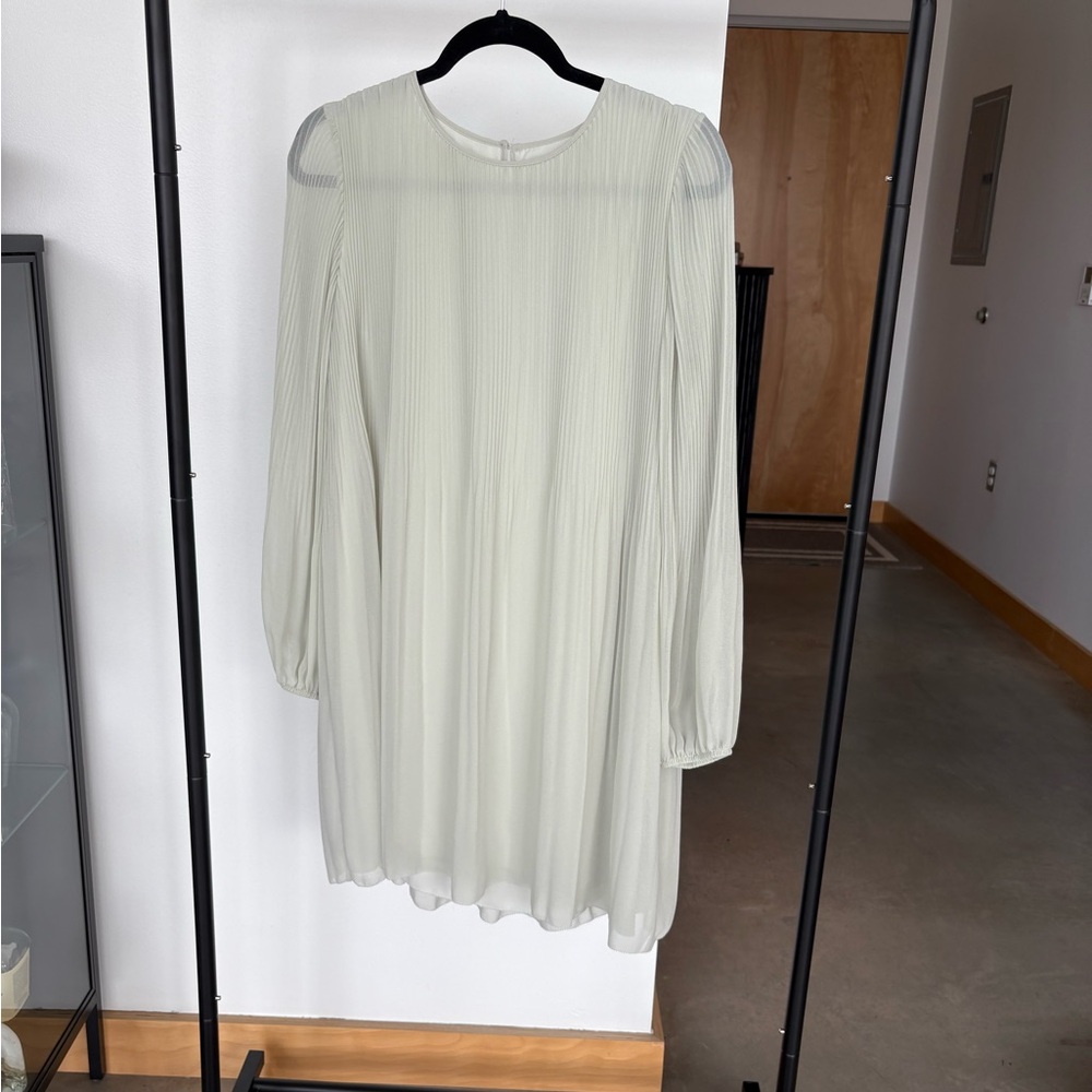 Aritzia Wilfred Mint Long Sleeve Dress